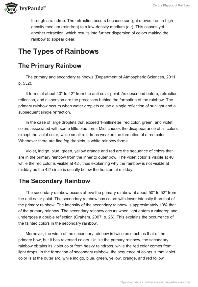 On the Physics of Rainbow. Page 3