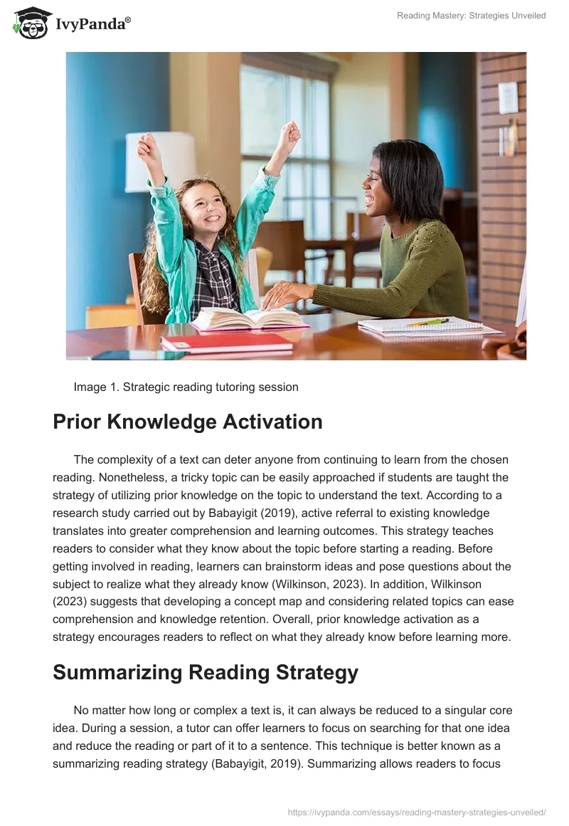 Reading Mastery: Strategies Unveiled. Page 2