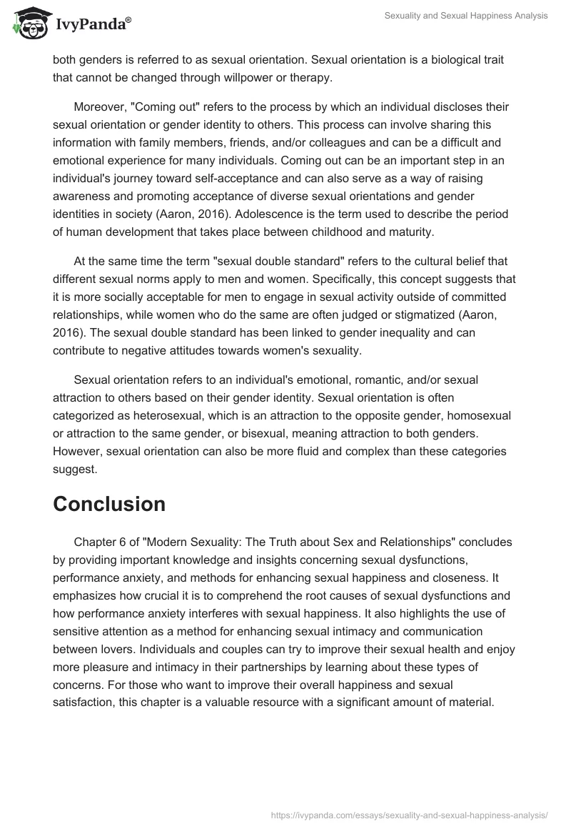 Sexuality and Sexual Happiness Analysis. Page 2