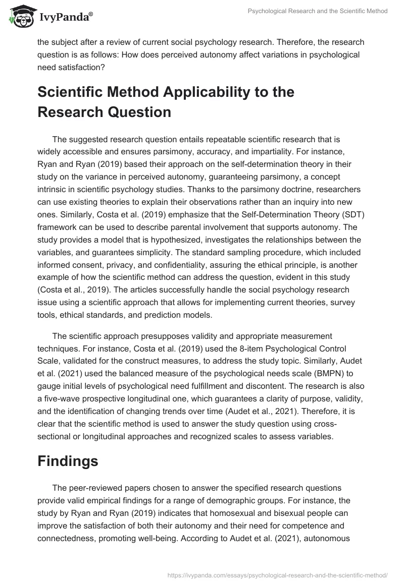 Psychological Research and the Scientific Method. Page 2