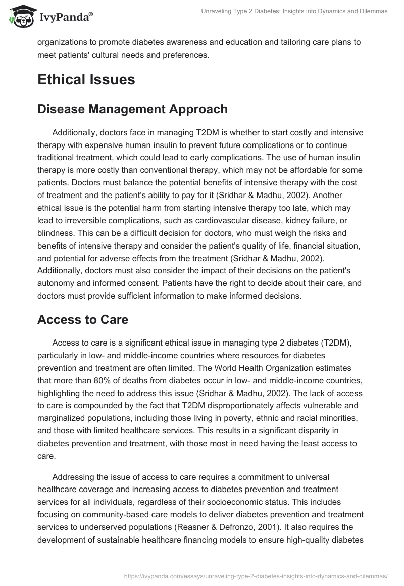 Unraveling Type 2 Diabetes: Insights into Dynamics and Dilemmas. Page 5
