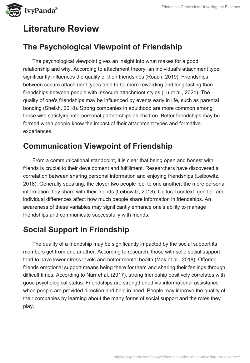 Friendship Chronicles: Unveiling the Essence. Page 2