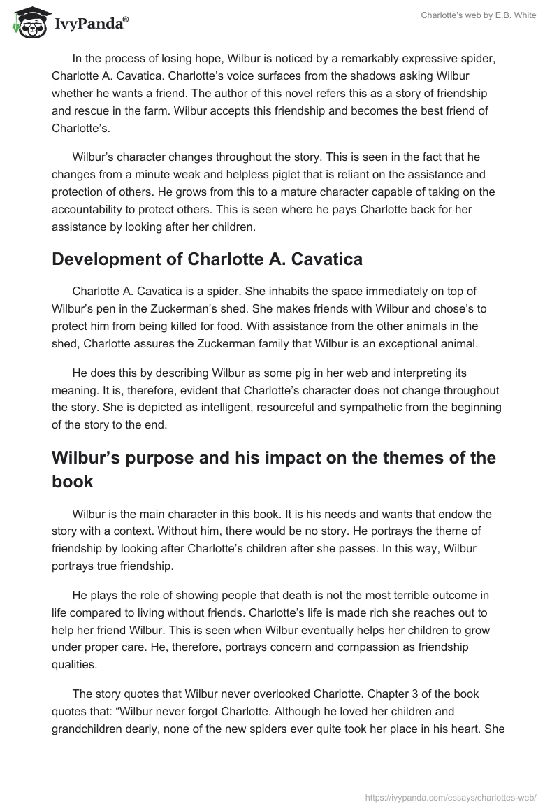 Charlotte's Web by E.B. White, Summary, Plot & Author - Video & Lesson  Transcript