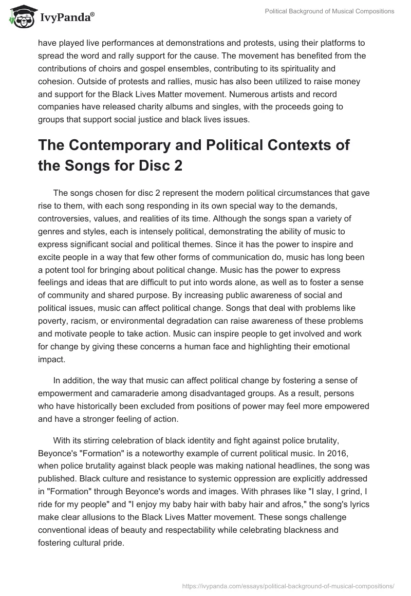 Political Background of Musical Compositions. Page 3