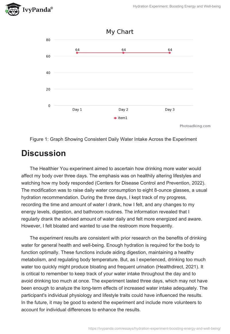 Hydration Experiment: Boosting Energy and Well-being. Page 4