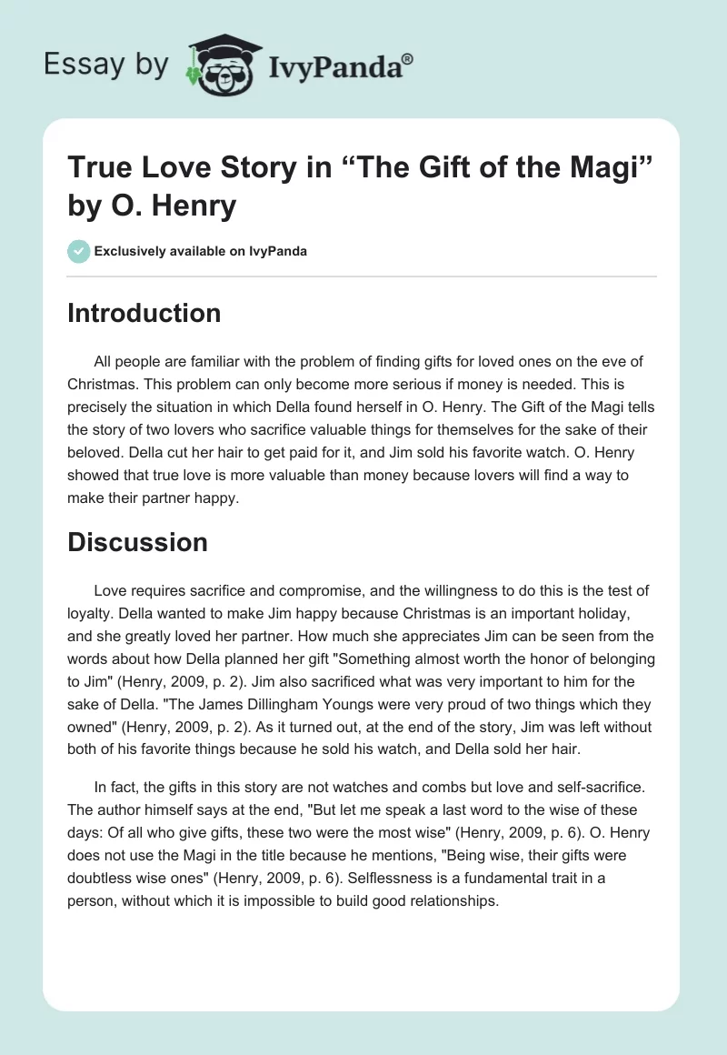PPT - The Gift of the Magi by O. Henry PowerPoint Presentation, free  download - ID:3869767