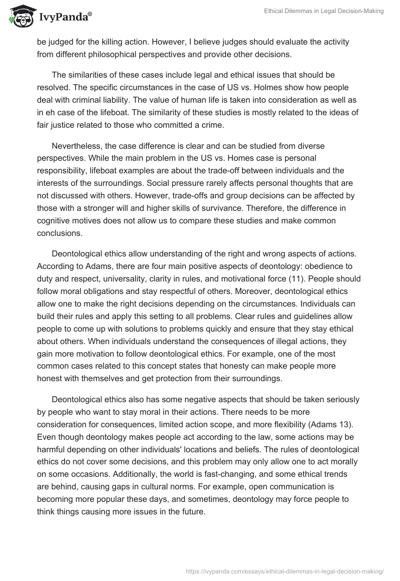 Ethical Dilemmas in Legal Decision-Making. Page 2
