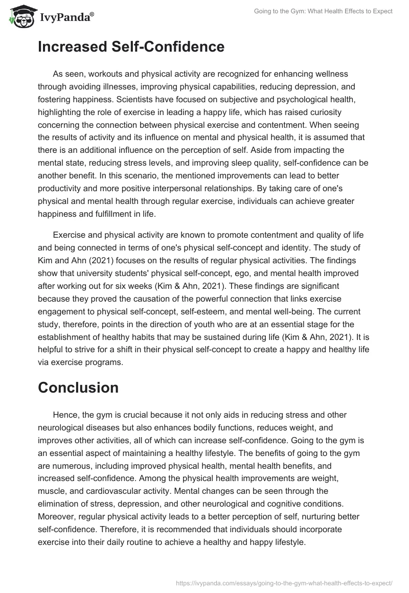 Going to the Gym: What Health Effects to Expect. Page 3