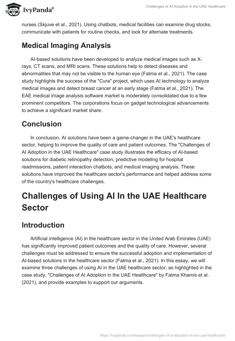 Challenges of AI Adoption in the UAE Healthcare. Page 3