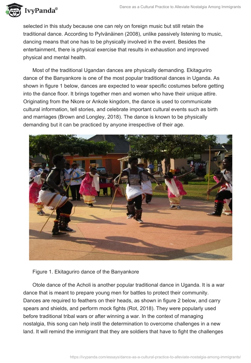 Dance as a Cultural Practice to Alleviate Nostalgia Among Immigrants. Page 4