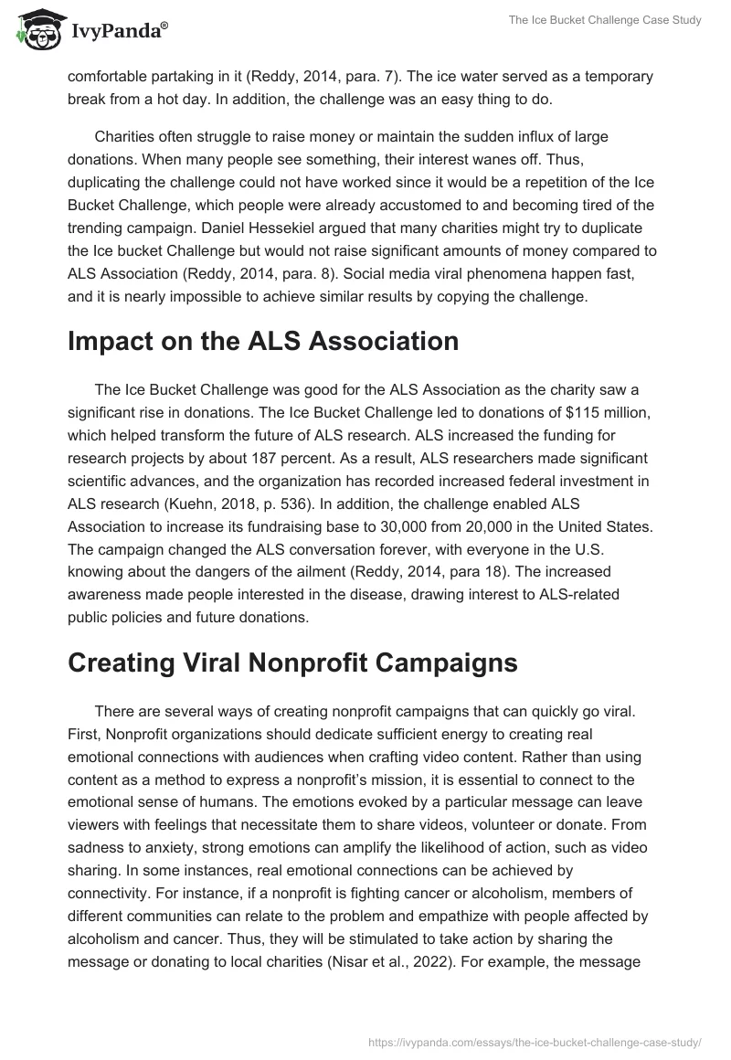 The Ice Bucket Challenge Case Study. Page 3