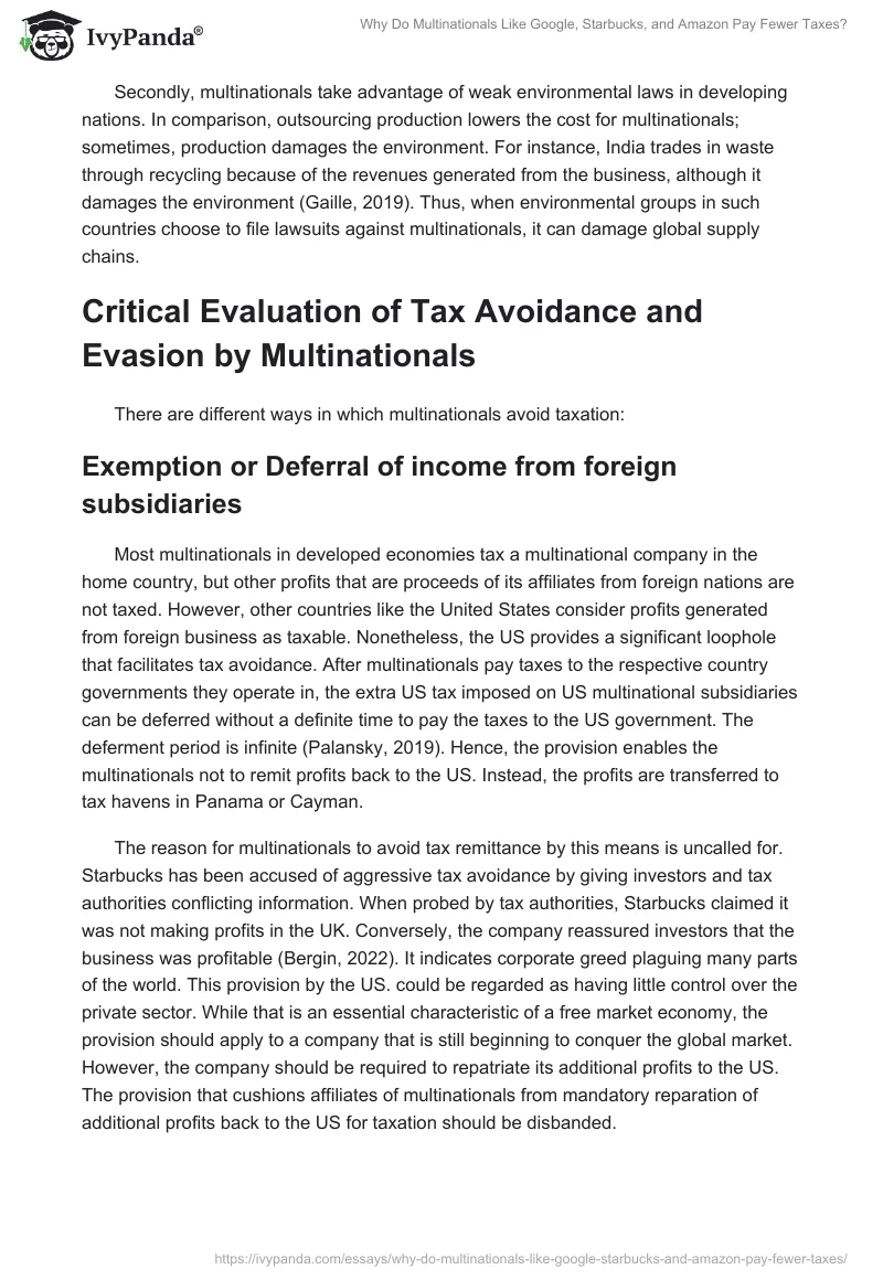 Why Do Multinationals Like Google, Starbucks, and Amazon Pay Fewer Taxes?. Page 4
