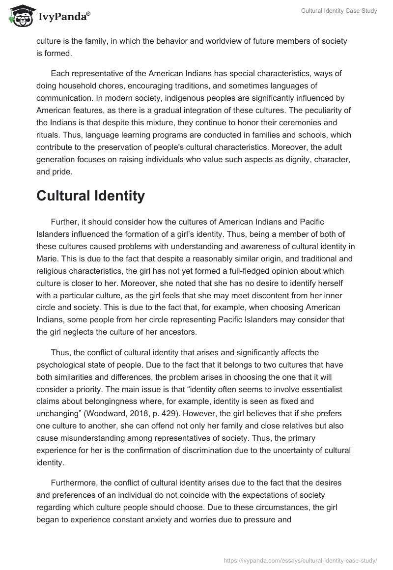 Cultural Identity Case Study. Page 3