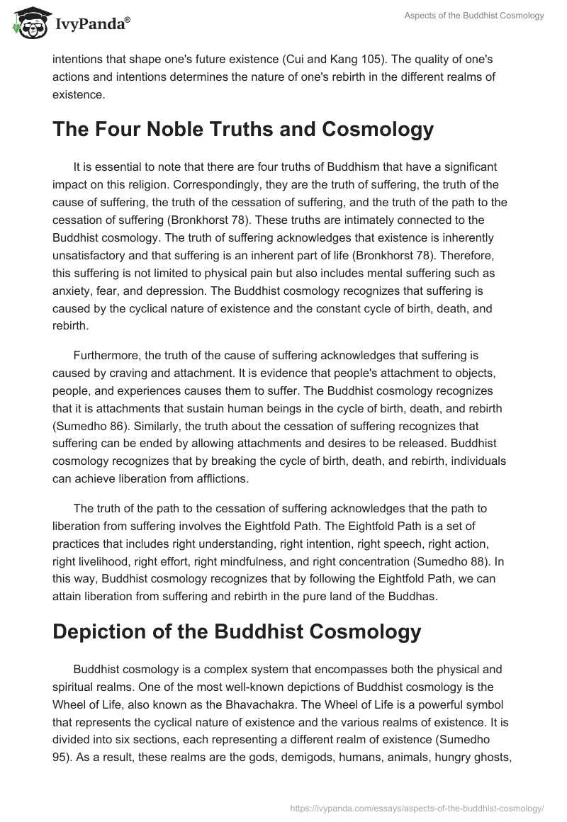 Aspects of the Buddhist Cosmology. Page 2
