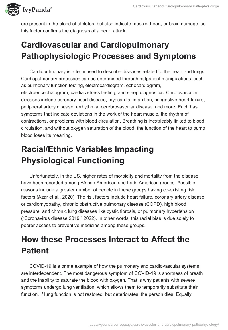 Cardiovascular and Cardiopulmonary Pathophysiology. Page 2