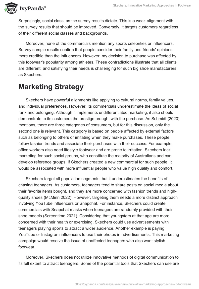Skechers: Innovative Marketing Approaches in Footwear. Page 4