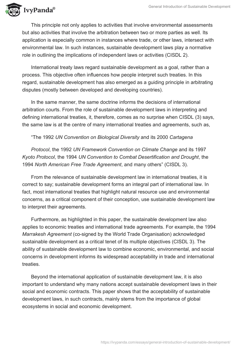 General Introduction of Sustainable Development. Page 5