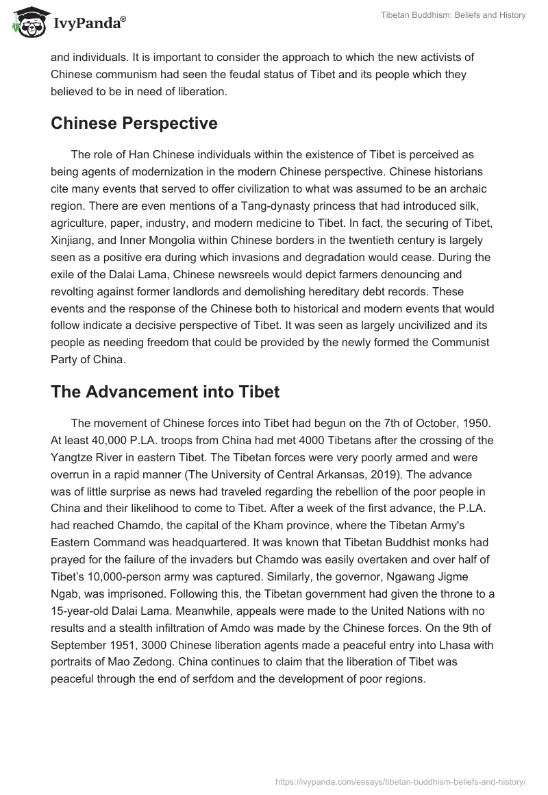 Tibetan Buddhism: Beliefs and History. Page 3
