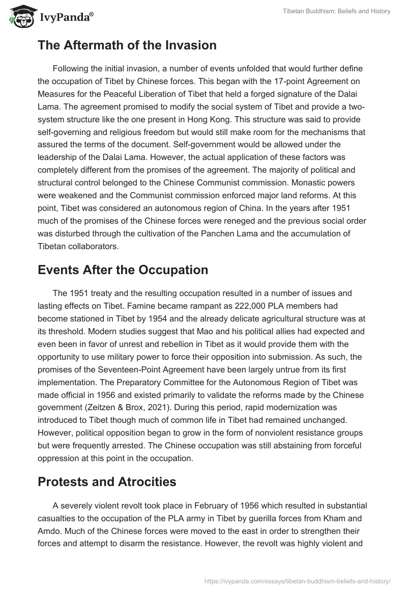 Tibetan Buddhism: Beliefs and History. Page 4