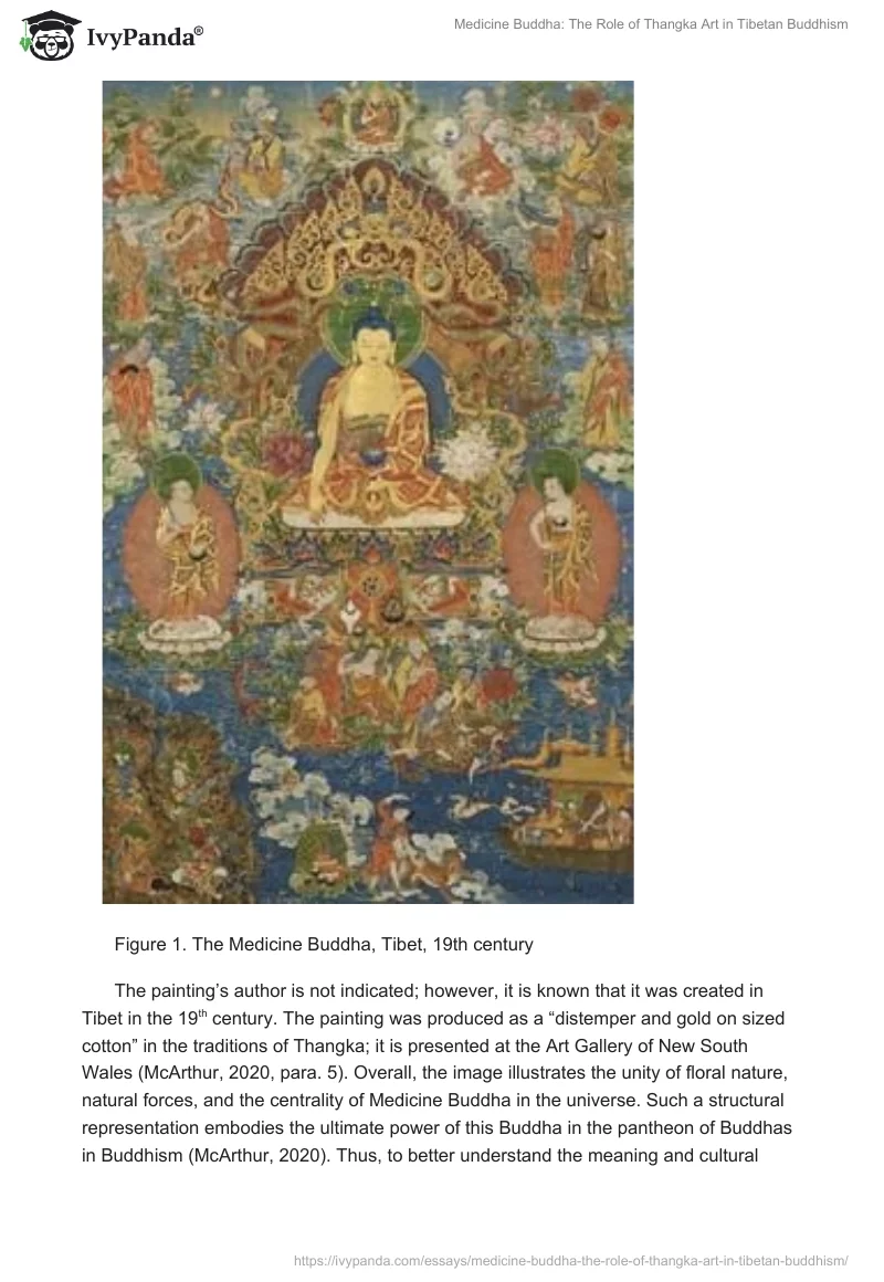 Medicine Buddha: The Role of Thangka Art in Tibetan Buddhism. Page 3