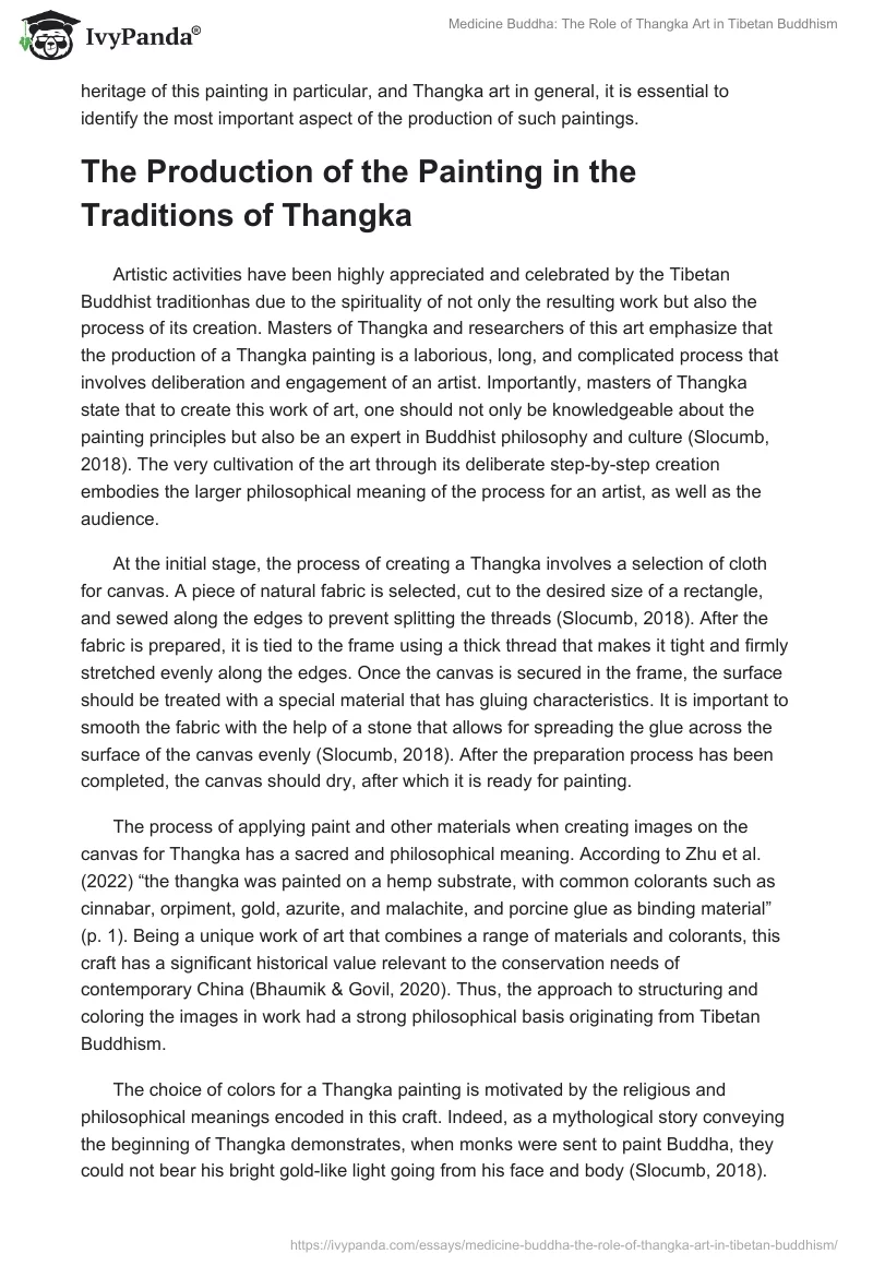 Medicine Buddha: The Role of Thangka Art in Tibetan Buddhism. Page 4
