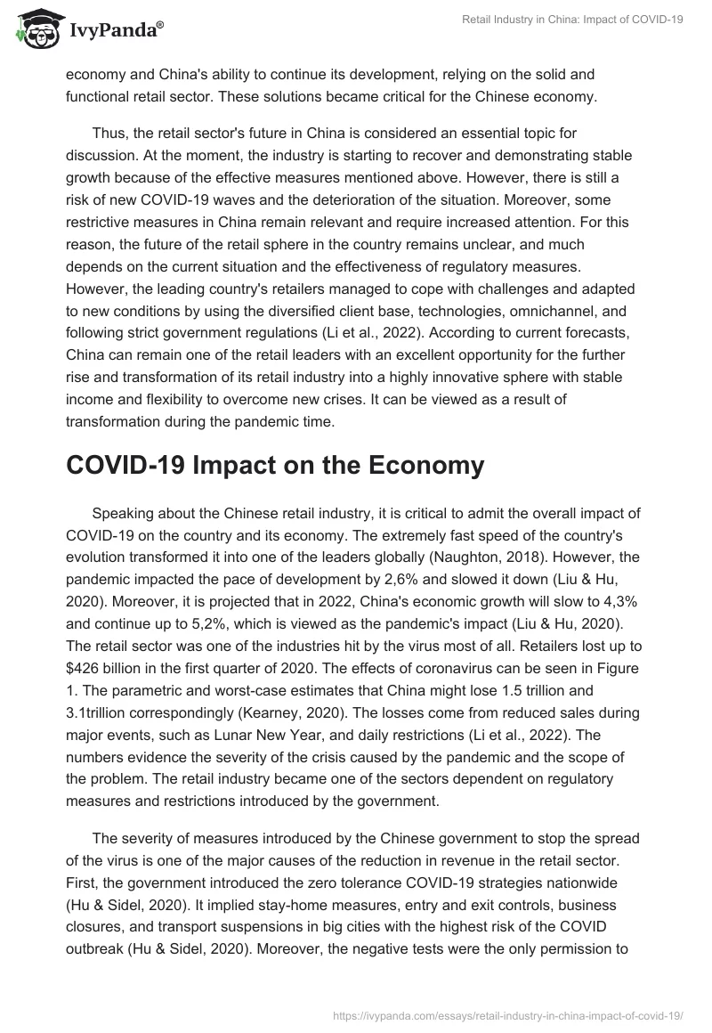 Retail Industry in China: Impact of COVID-19. Page 4