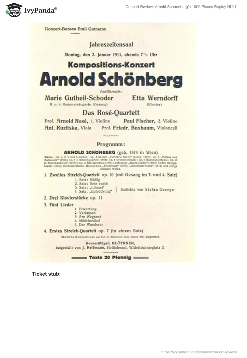 Concert Review: Arnold Schoenberg’s 1909 Pieces Replay NULL. Page 5