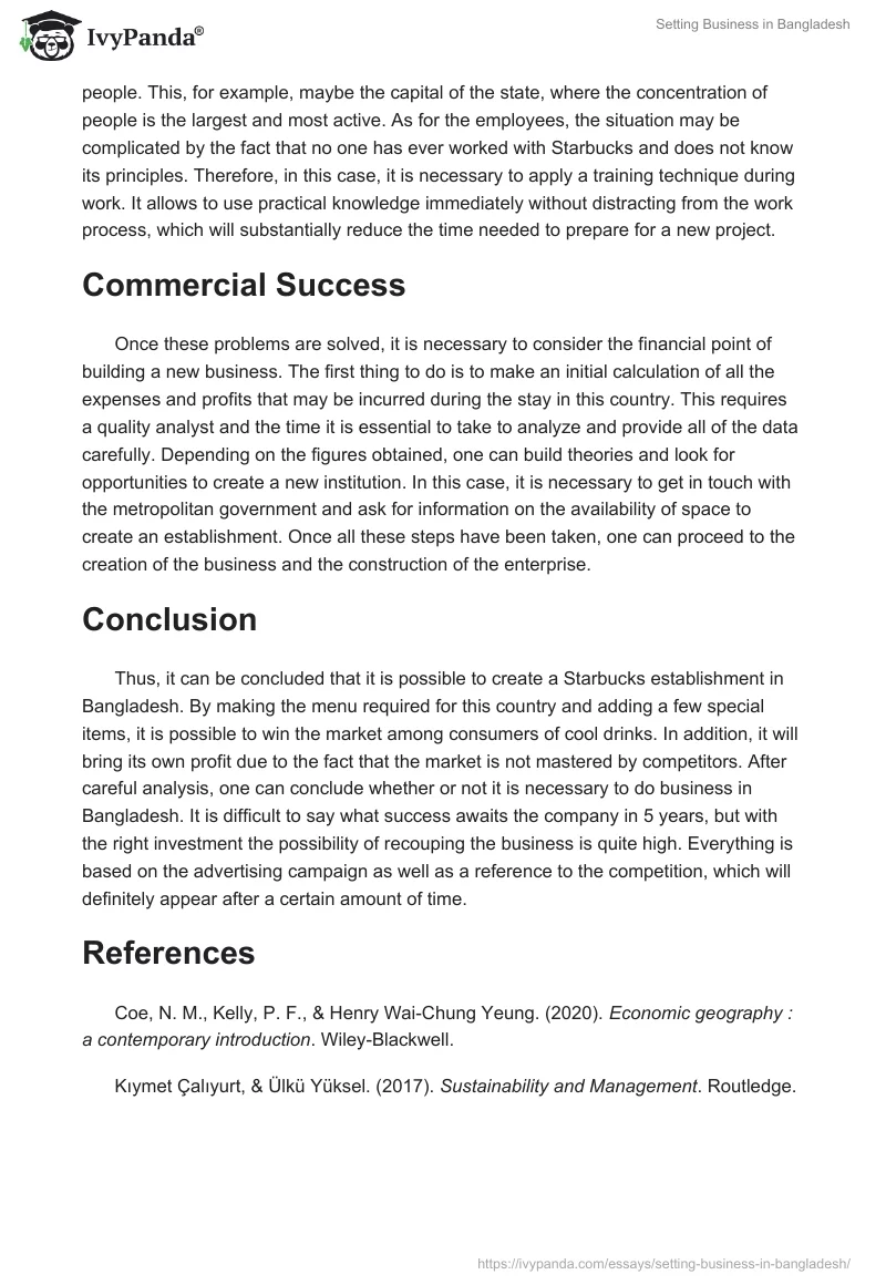 Setting Business in Bangladesh. Page 2