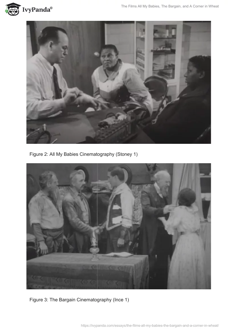 The Films "All My Babies," "The Bargain," and "A Corner in Wheat". Page 5