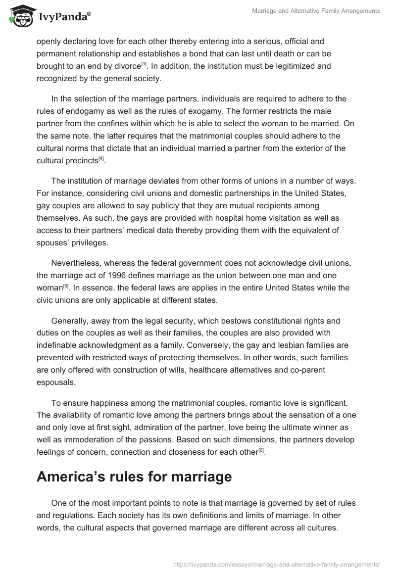 Marriage and Alternative Family Arrangements. Page 2