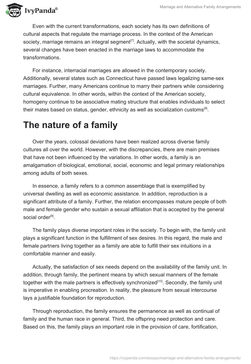 Marriage and Alternative Family Arrangements. Page 3