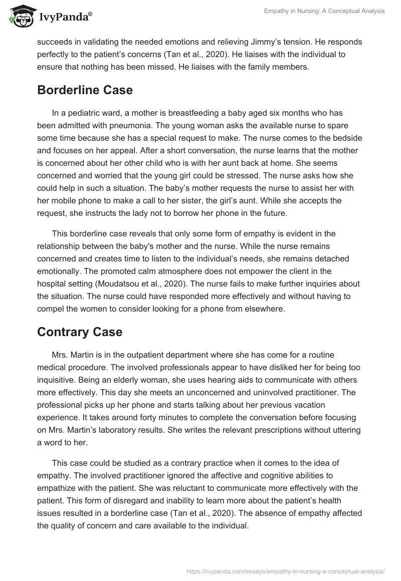 Empathy in Nursing: A Conceptual Analysis. Page 4