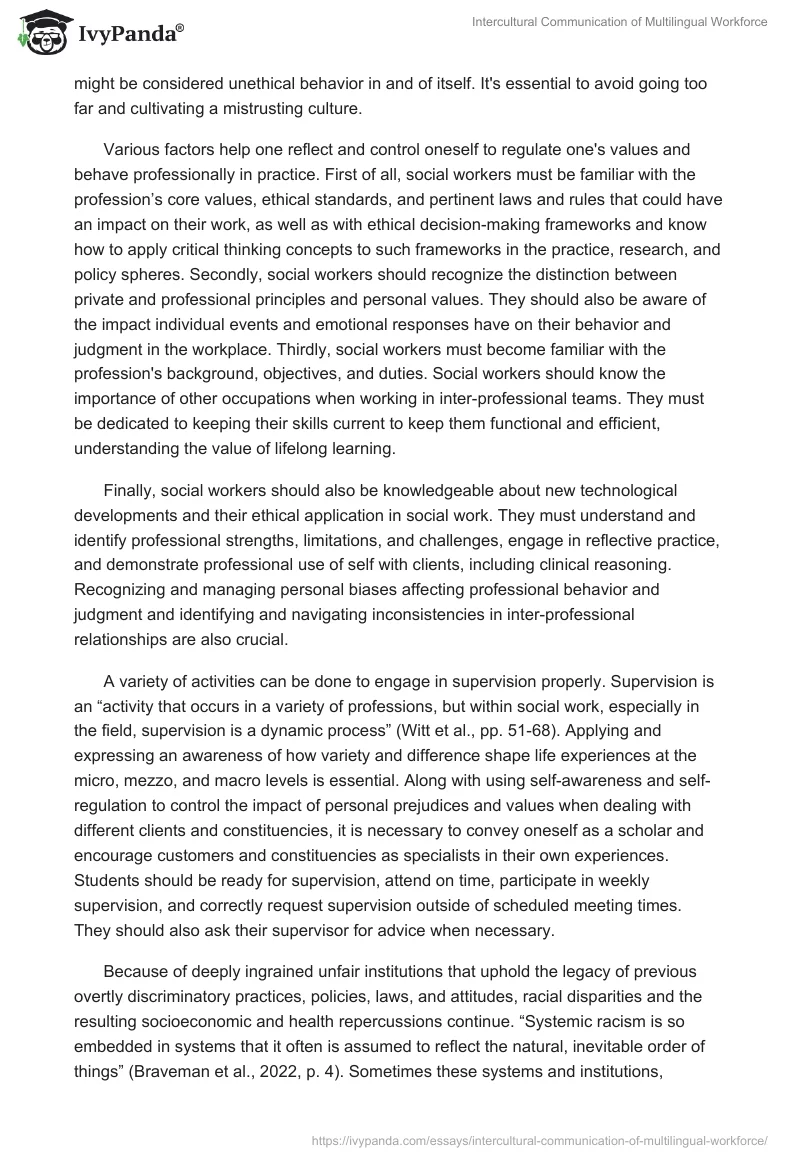 Intercultural Communication of Multilingual Workforce. Page 3