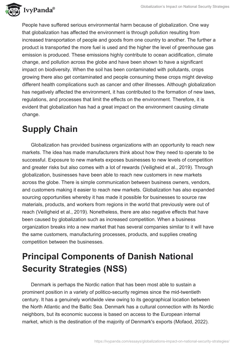 Globalization’s Impact on National Security Strategies. Page 3