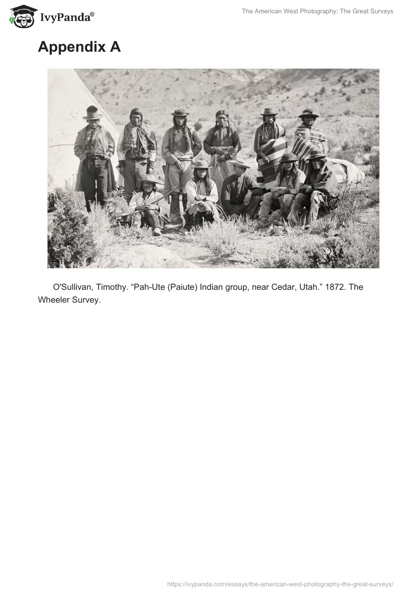 The American West Photography: The Great Surveys. Page 3