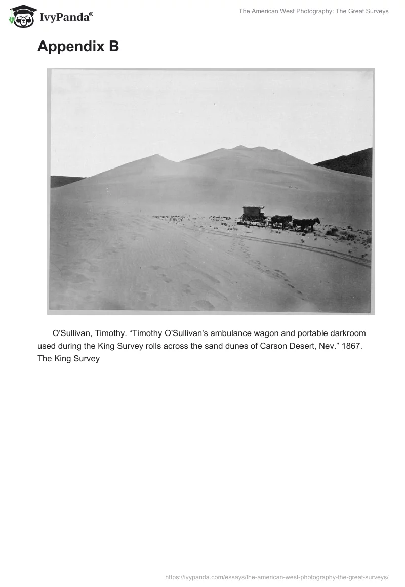 The American West Photography: The Great Surveys. Page 4