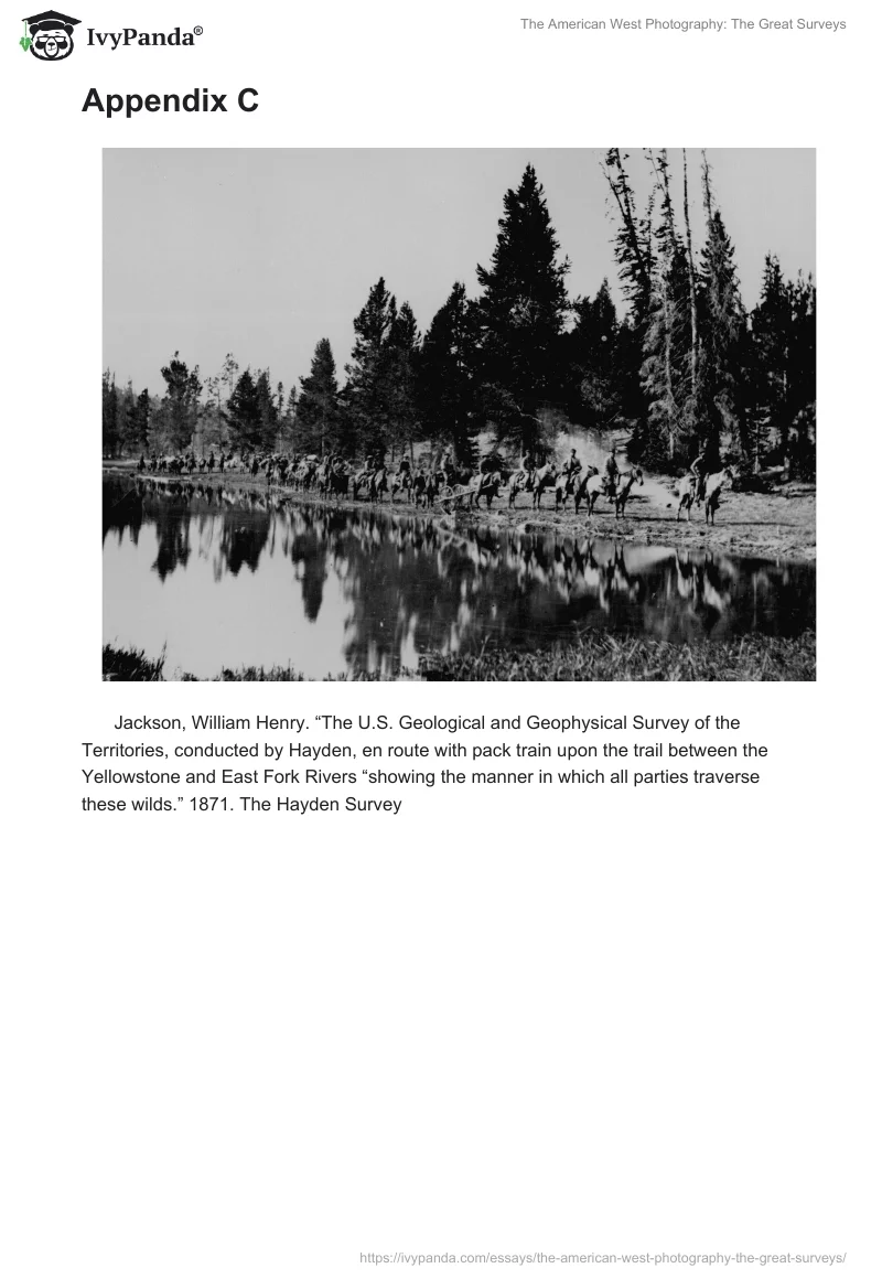 The American West Photography: The Great Surveys. Page 5
