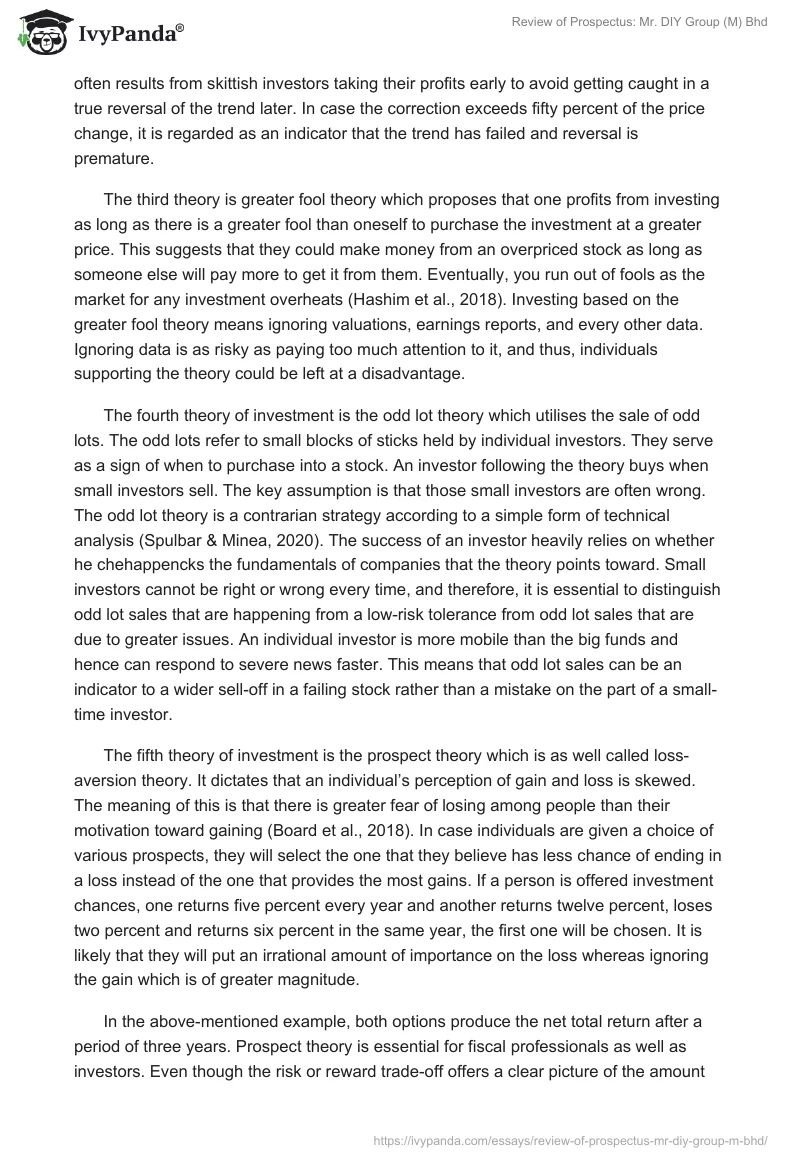 Review of Prospectus: Mr. DIY Group (M) Bhd. Page 3