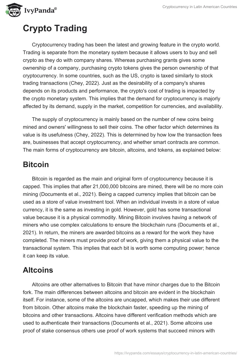 Cryptocurrency in Latin American Countries. Page 2