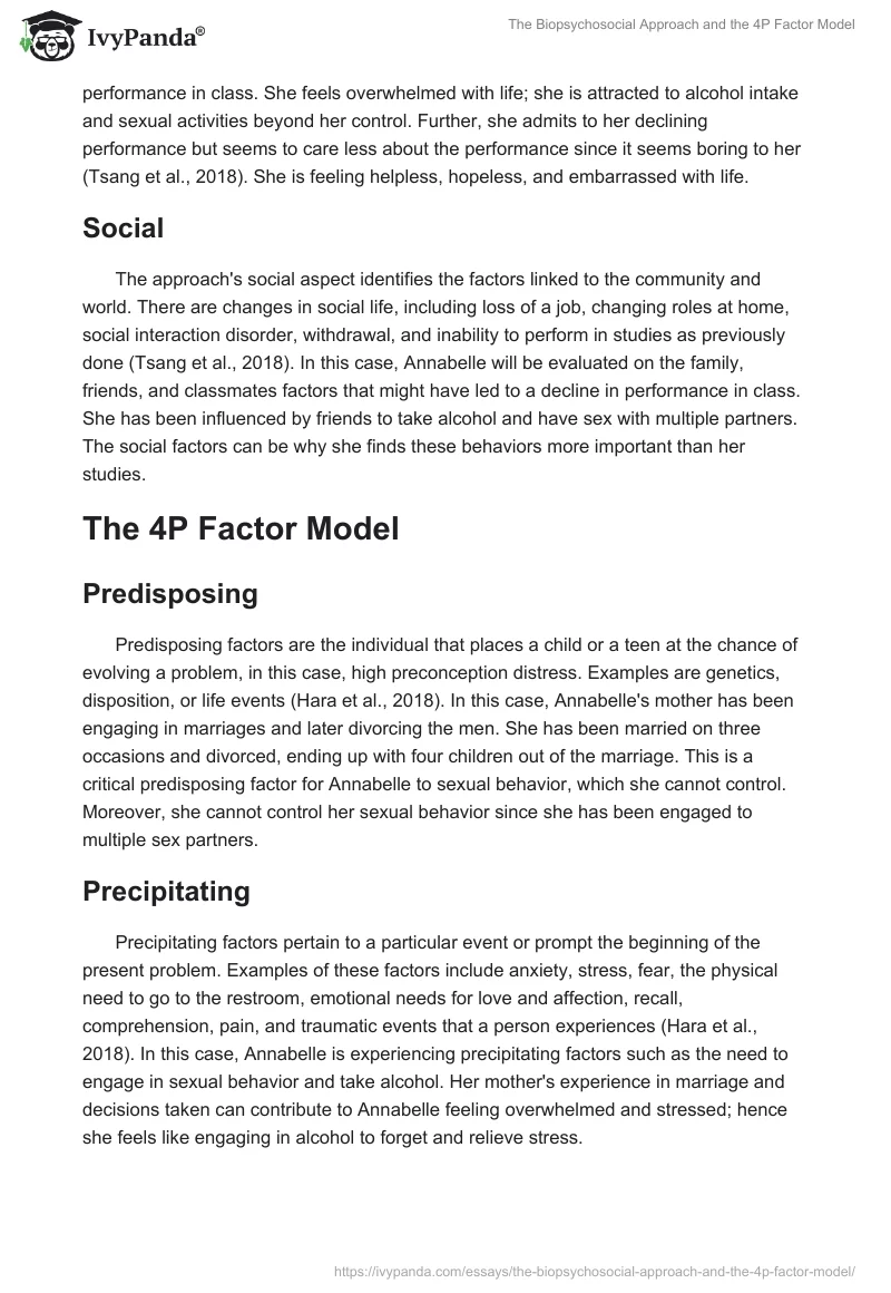 The Biopsychosocial Approach and the 4P Factor Model. Page 2