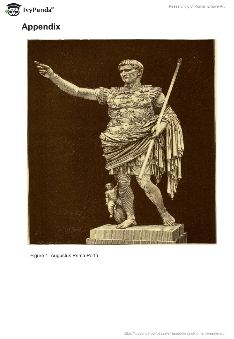 Researching of Roman Empire Art. Page 5