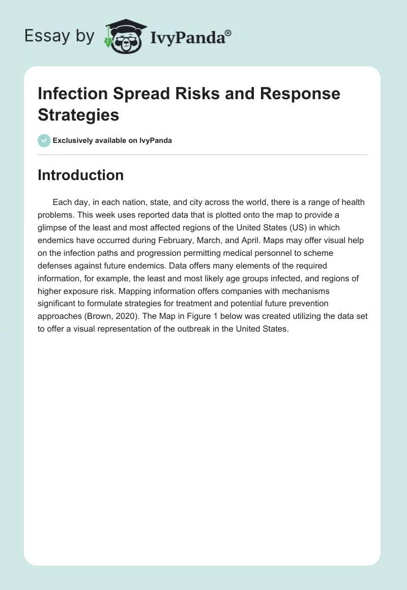 Infection Spread Risks and Response Strategies. Page 1