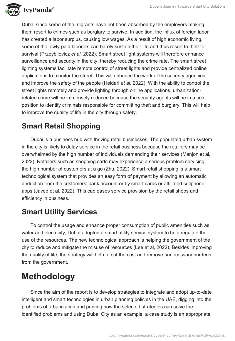 Dubai’s Journey Towards Smart City Solutions. Page 4
