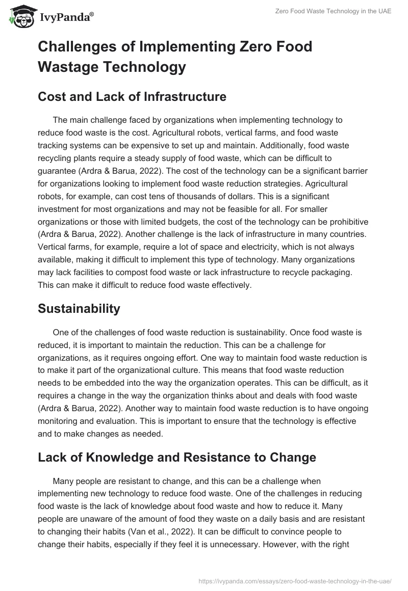 Zero Food Waste Technology in the UAE. Page 2