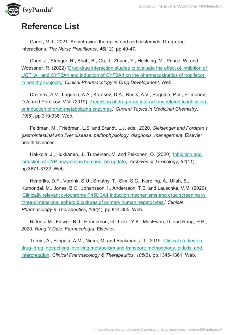 Drug-Drug Interactions: Cytochrome P450 Induction. Page 3