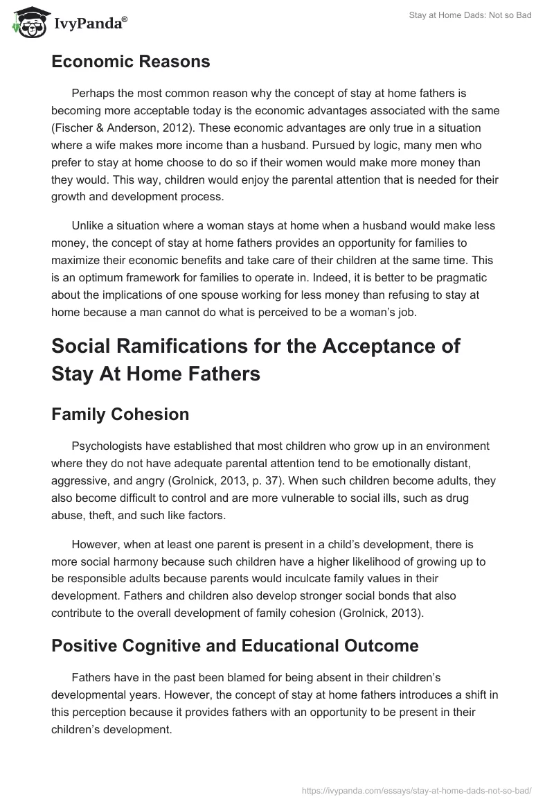 Stay at Home Dads: Not So Bad. Page 2