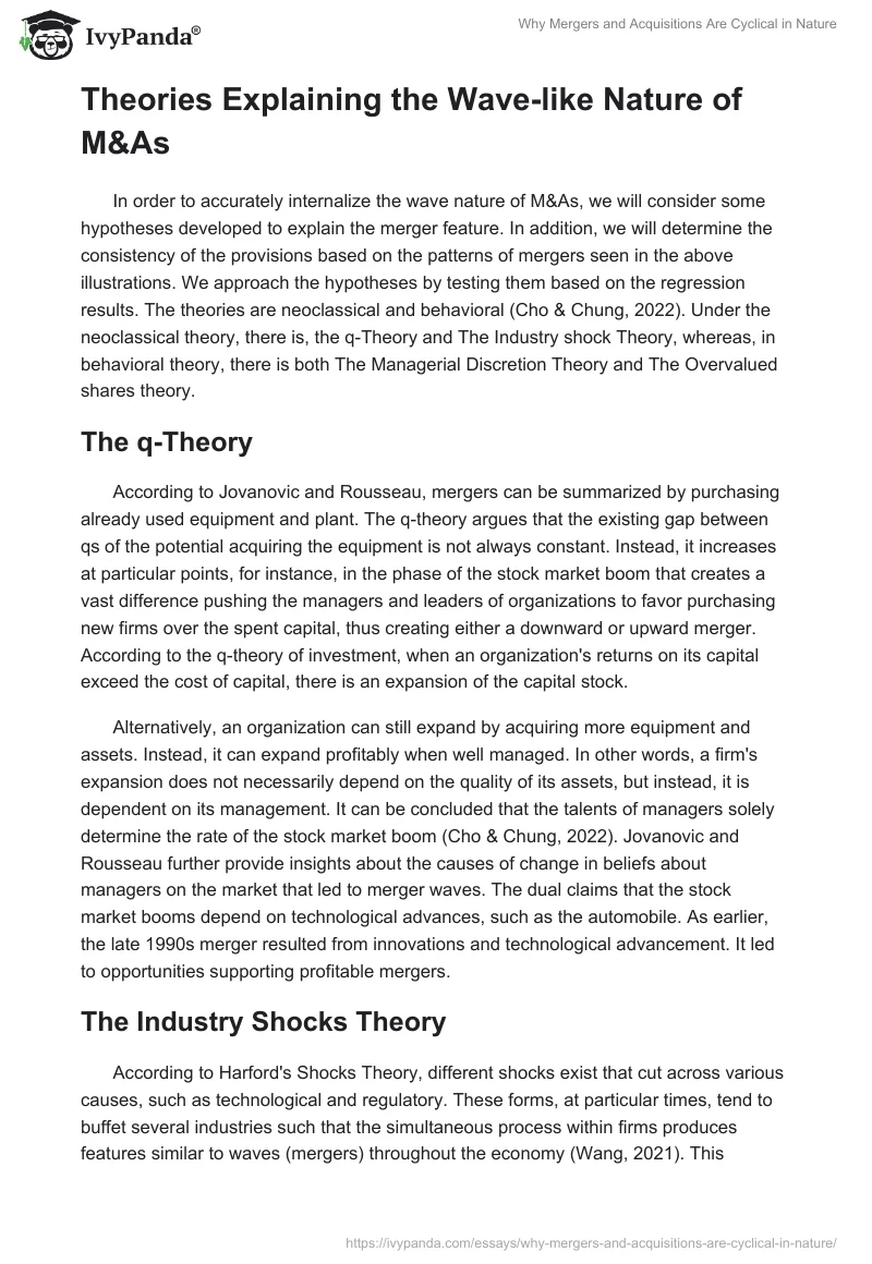 Why Mergers and Acquisitions Are Cyclical in Nature. Page 3