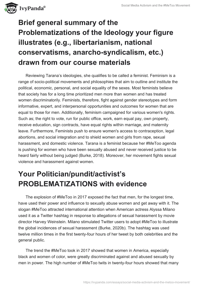 Social Media Activism and the #MeToo Movement. Page 2