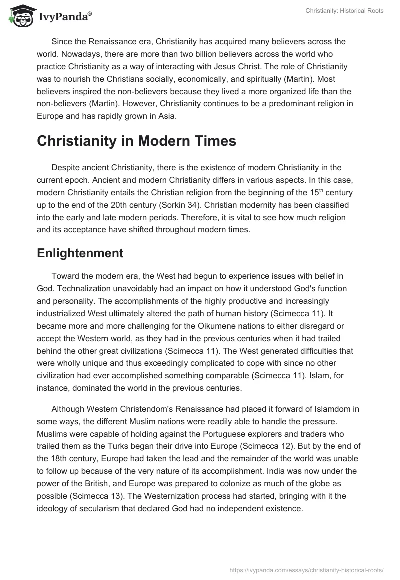 Christianity: Historical Roots. Page 3