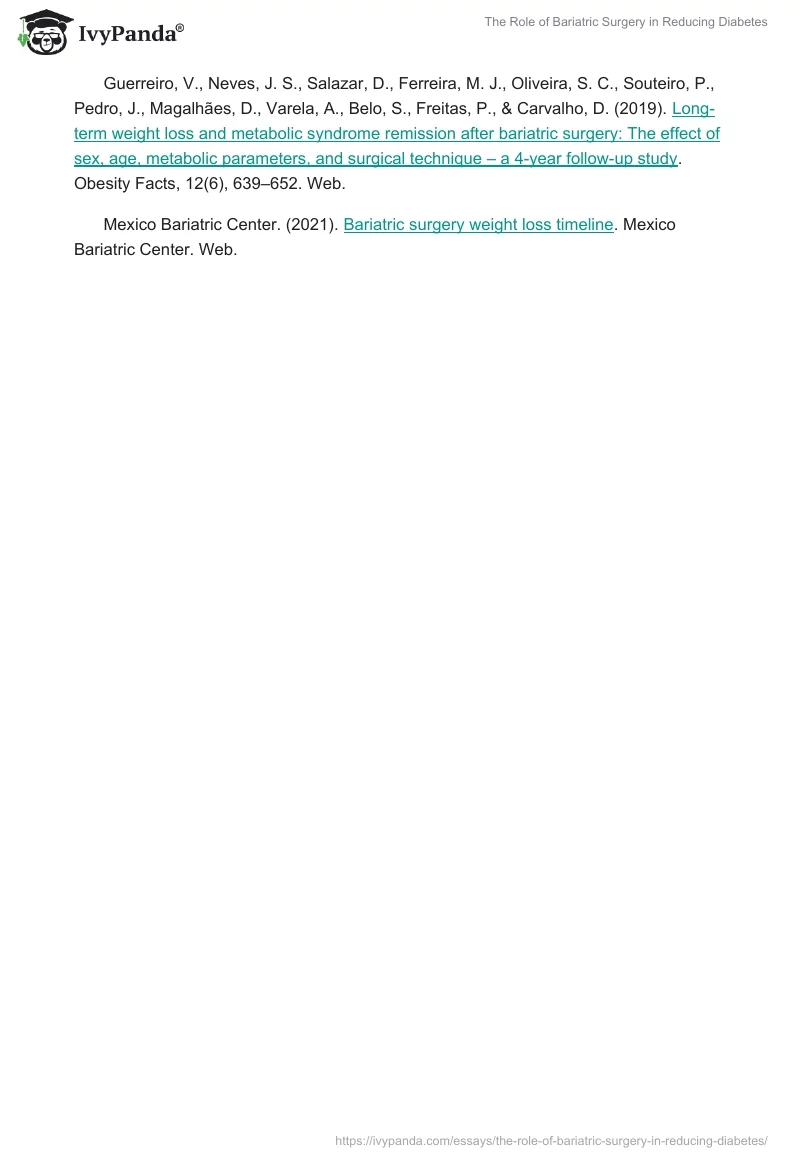 The Role of Bariatric Surgery in Reducing Diabetes. Page 2